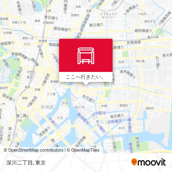 深川二丁目地図