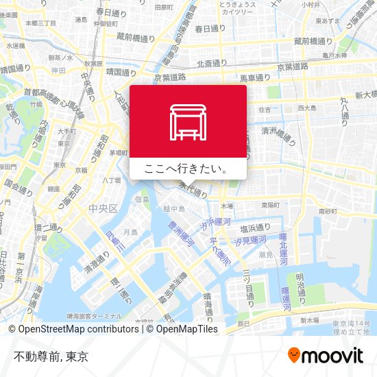 不動尊前地図