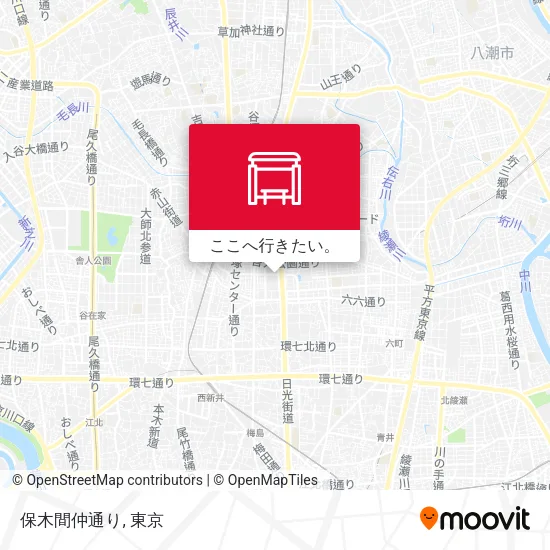 保木間仲通り地図