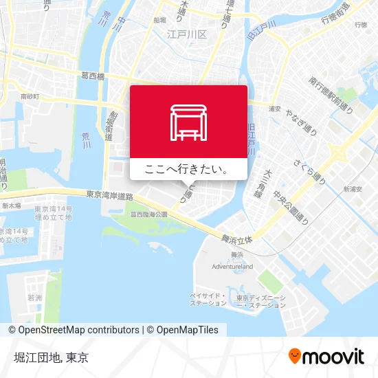 堀江団地地図