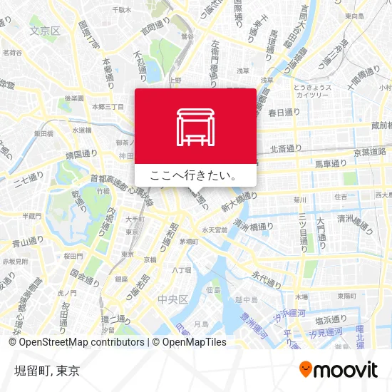 堀留町地図