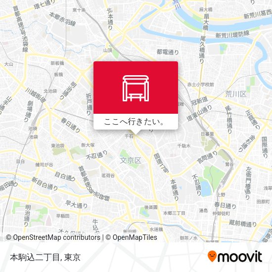 本駒込二丁目地図