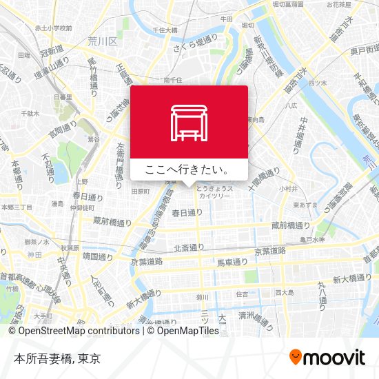 本所吾妻橋地図