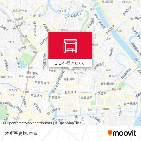 本所吾妻橋地図