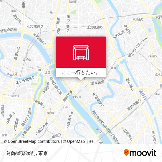 葛飾警察署前地図