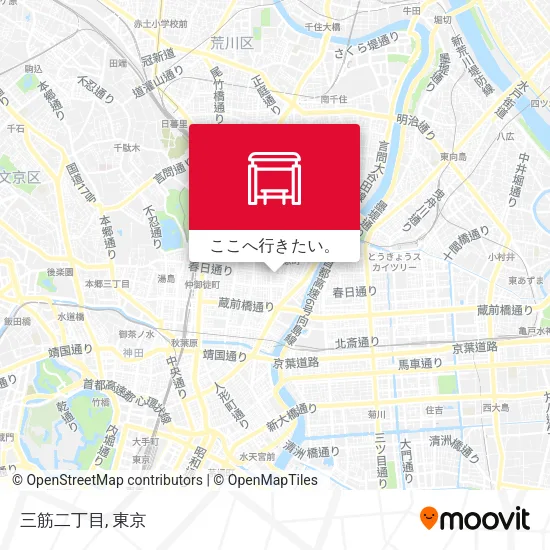 三筋二丁目地図