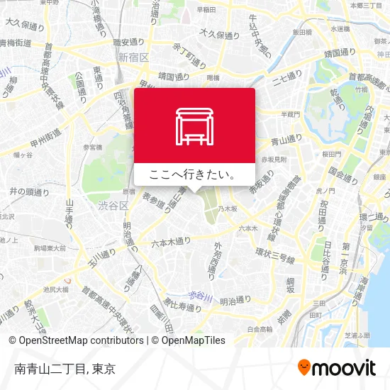 南青山二丁目地図