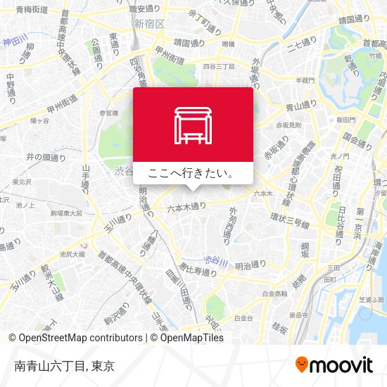 南青山六丁目地図