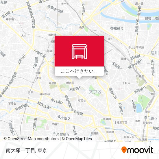 南大塚一丁目地図