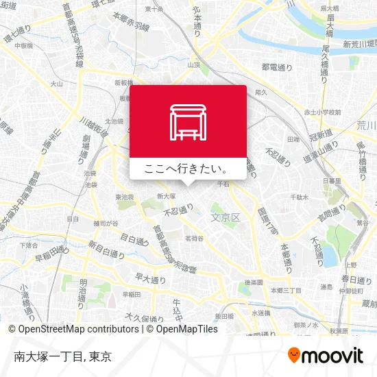 南大塚一丁目地図