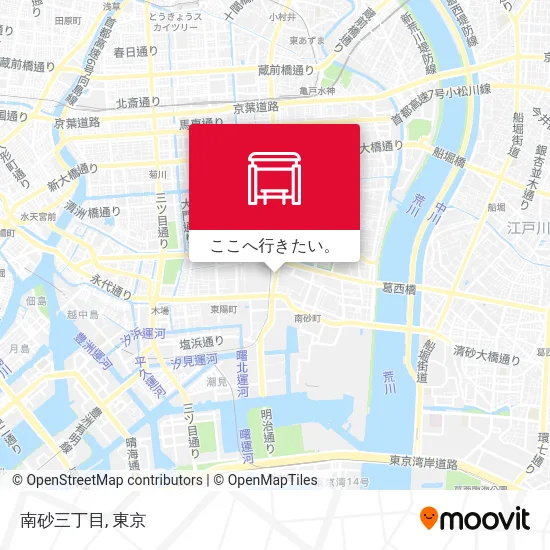 南砂三丁目地図