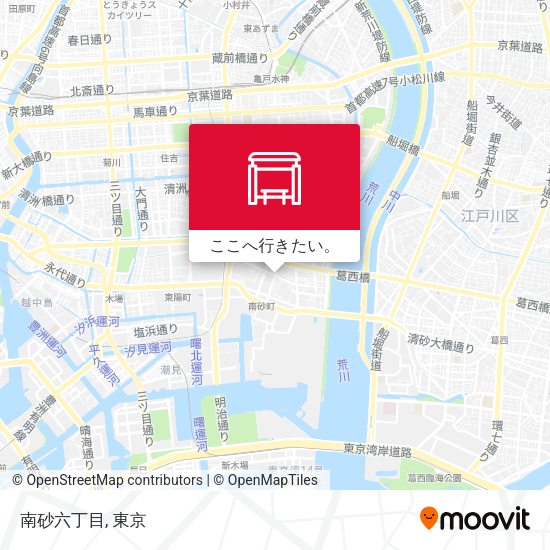 南砂六丁目地図