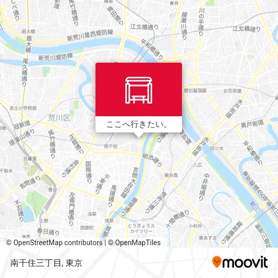南千住三丁目地図