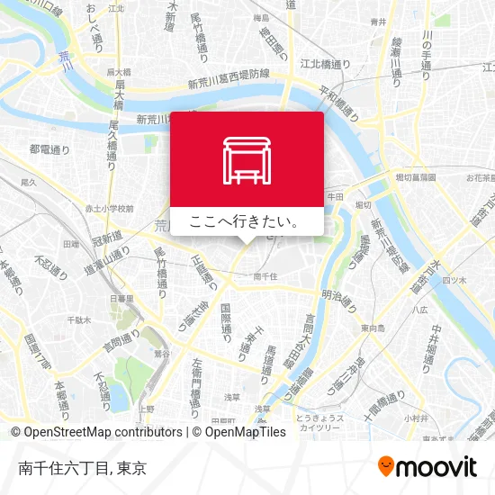 南千住六丁目地図
