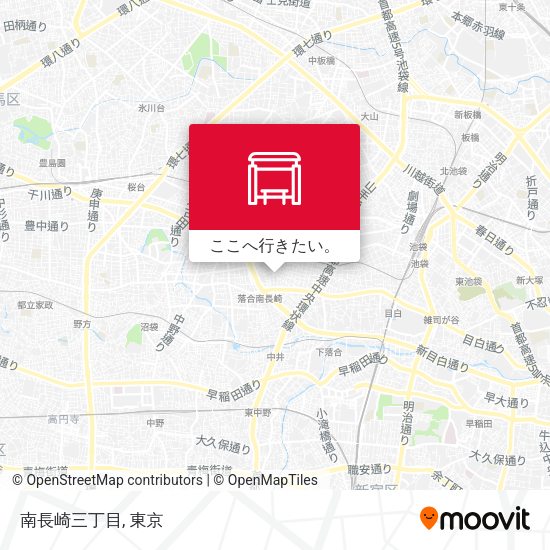 南長崎三丁目地図
