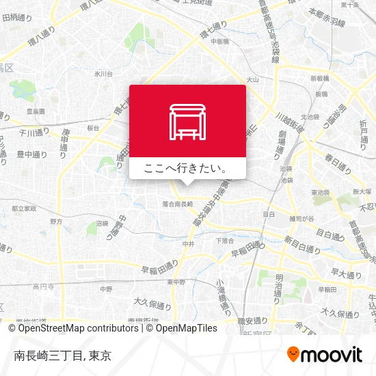 南長崎三丁目地図
