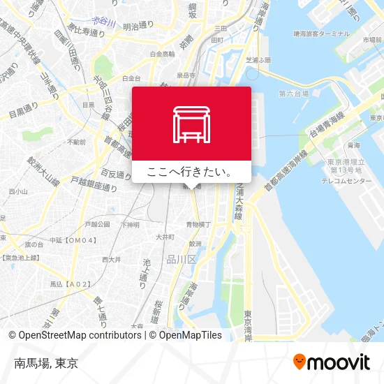 南馬場地図
