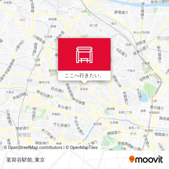茗荷谷駅前地図