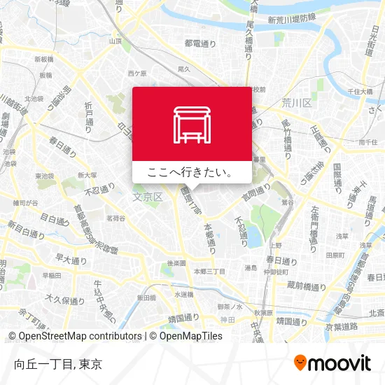 向丘一丁目地図