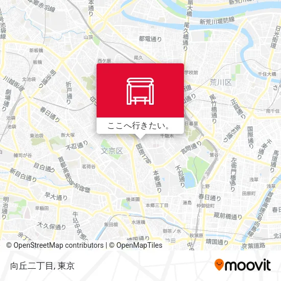 向丘二丁目地図