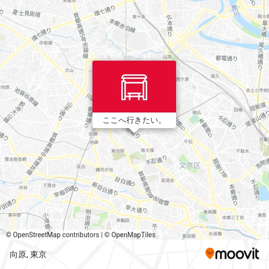 向原地図