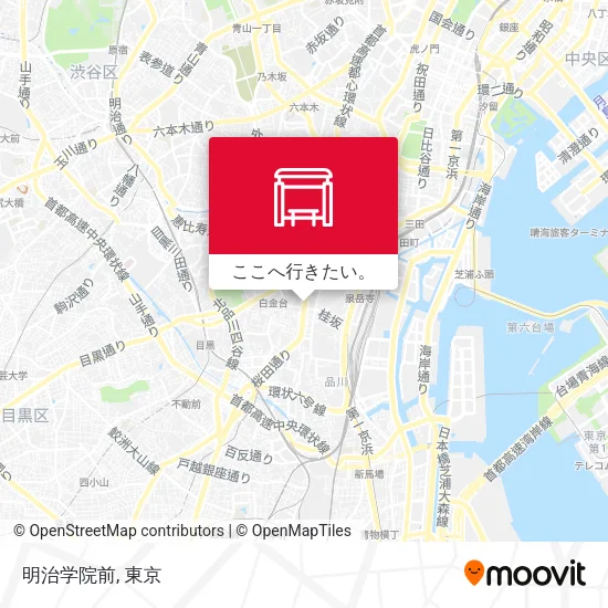 明治学院前地図