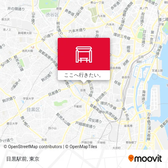 目黒駅前地図