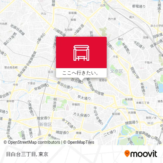 目白台三丁目地図
