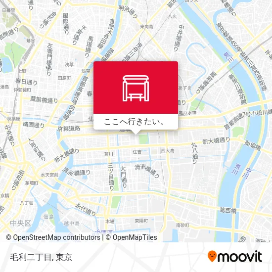 毛利二丁目地図