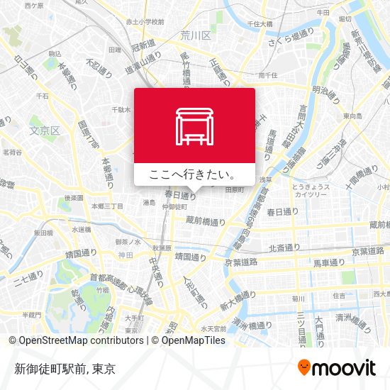 新御徒町駅前地図