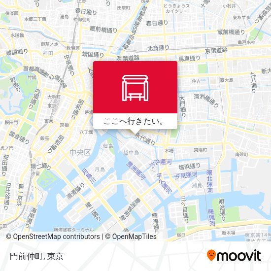 門前仲町地図
