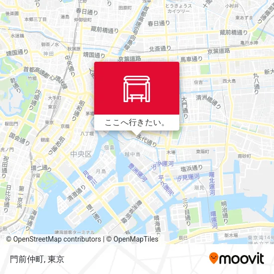 門前仲町地図