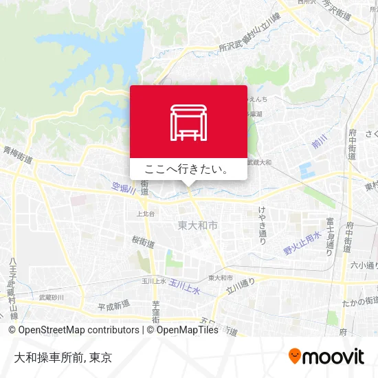 大和操車所前地図