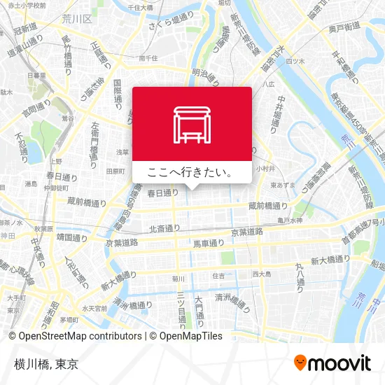 横川橋地図