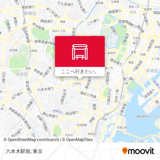 六本木駅前地図