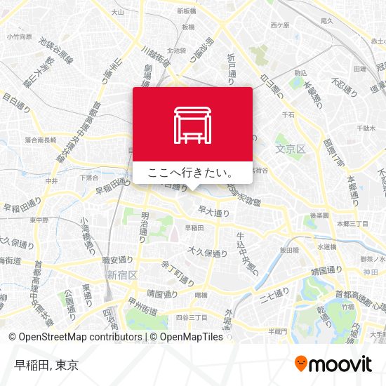 早稲田地図