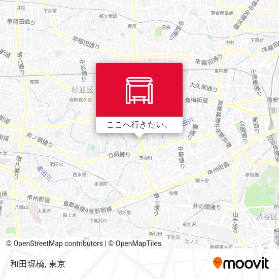 和田堀橋地図