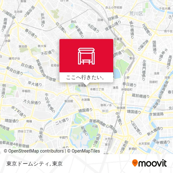 東京ドームシティ地図