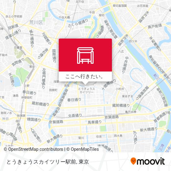 とうきょうスカイツリー駅前地図