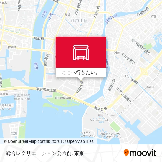 総合レクリエーション公園前地図