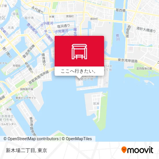 新木場二丁目地図