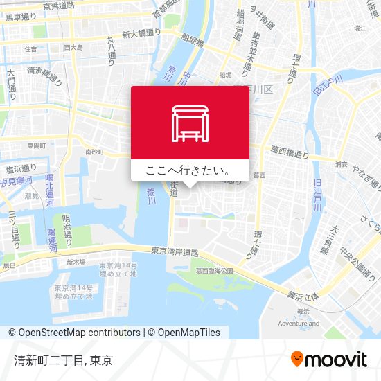 清新町二丁目地図