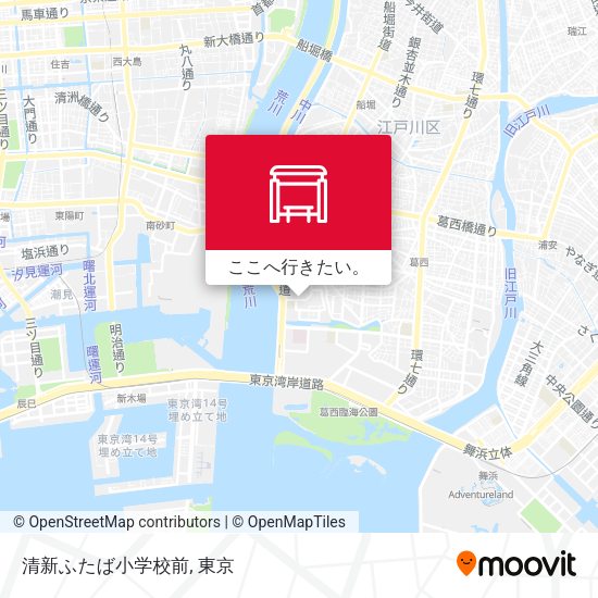 清新ふたば小学校前地図