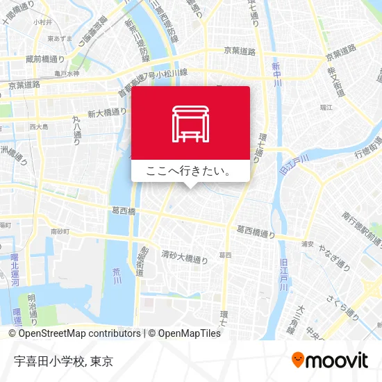 宇喜田小学校地図