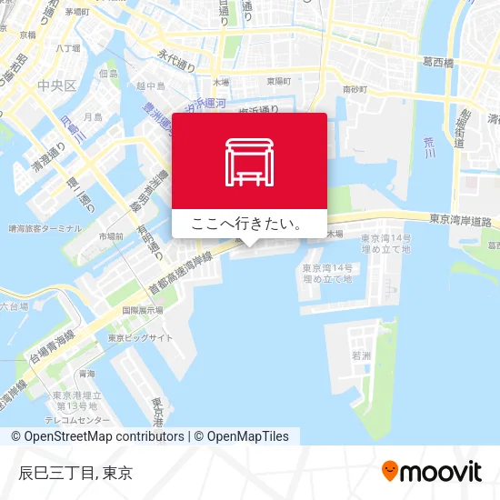 辰巳三丁目地図