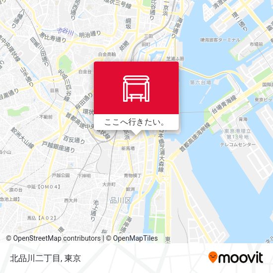 北品川二丁目地図