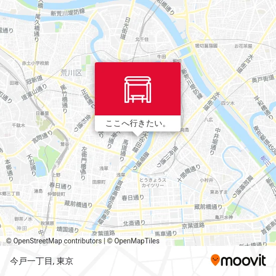 今戸一丁目地図