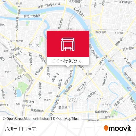 清川一丁目地図