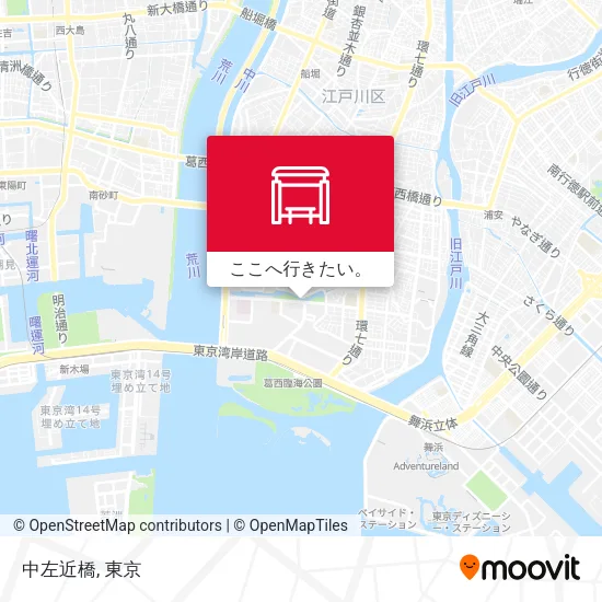 中左近橋地図