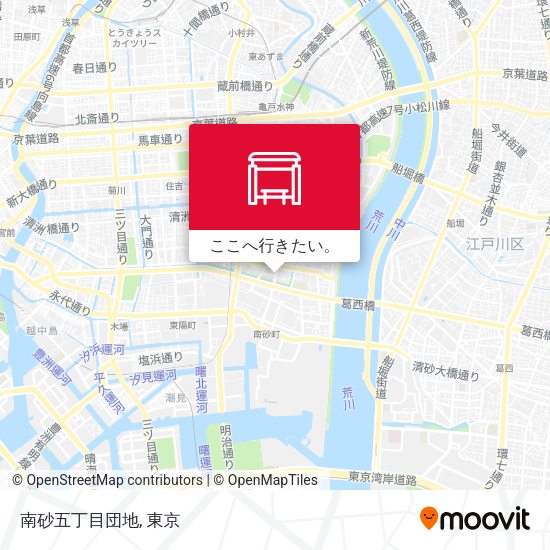 南砂五丁目団地地図